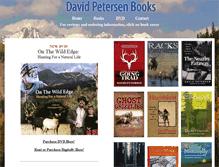 Tablet Screenshot of davidpetersenbooks.com